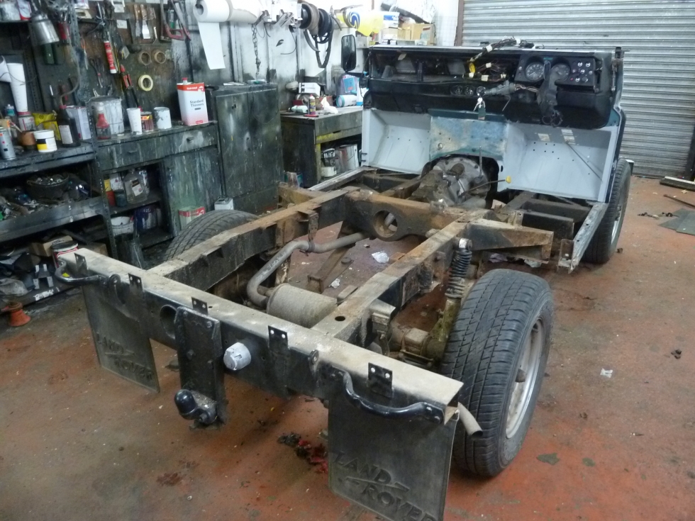 Simon S Galvanised Chassis Rebuild Progress Report Land Rover