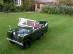 Arriving very soon - electric powered, scale land rover - Ideal for those young Land Rover enthusiasts