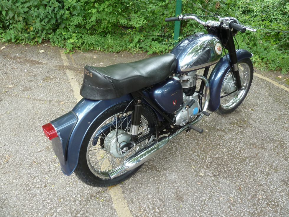 BSA Motorcycle – Purchased by Alan from Wakefield