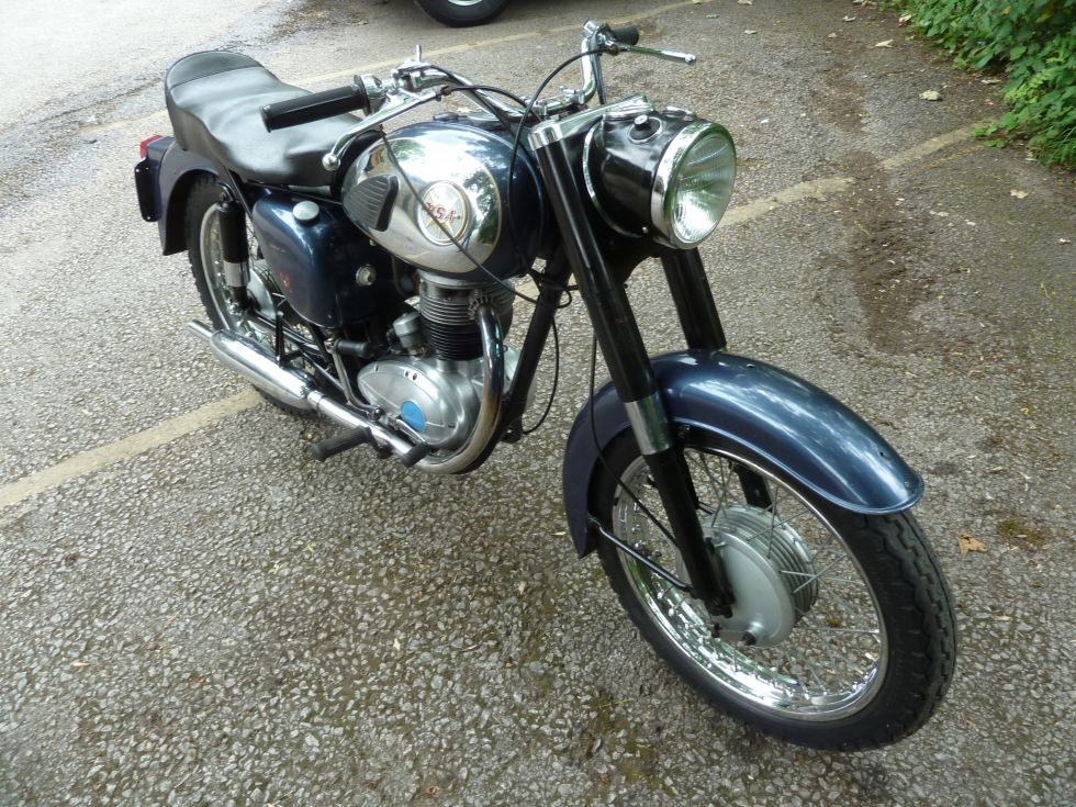 BSA B40 motorcycle