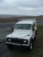 1994 Land Rover Defender 110 Tdi - 3 door - out on Marsden Moors